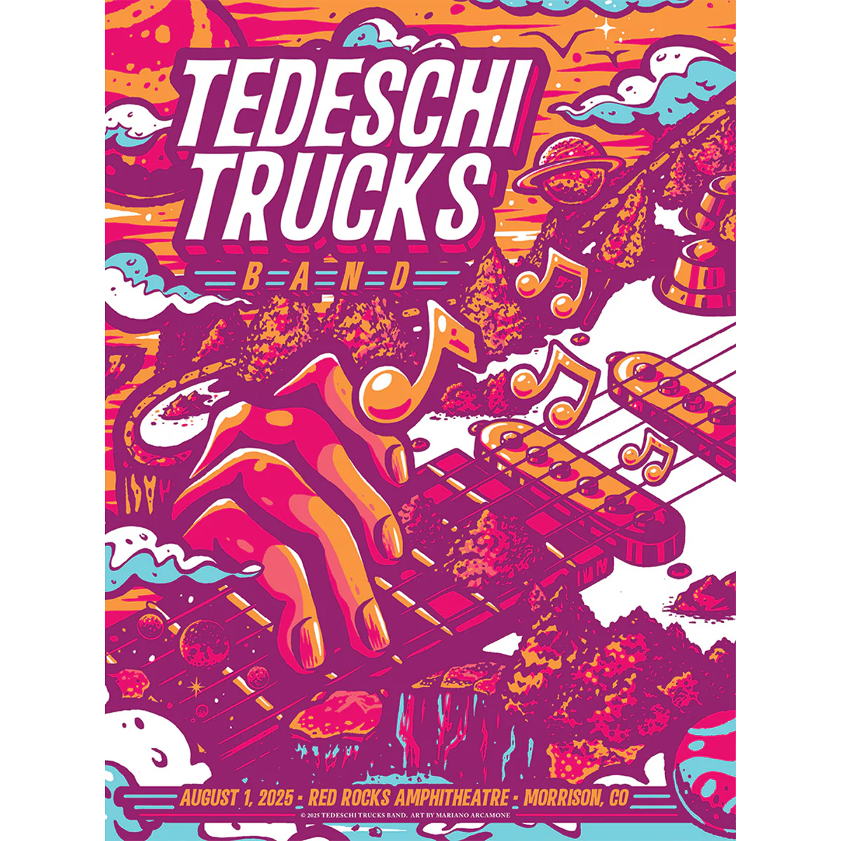 Red Rocks 8/1 Poster