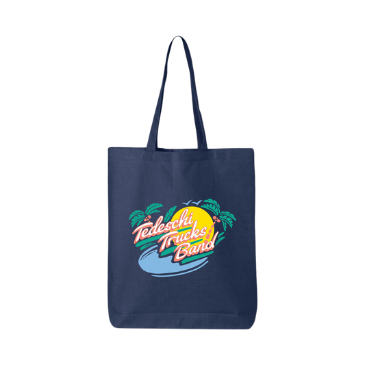 Beach Club Canvas Tote Bag