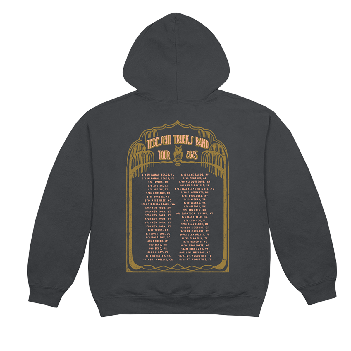 Willow Tree Tour Hoodie - Charcoal