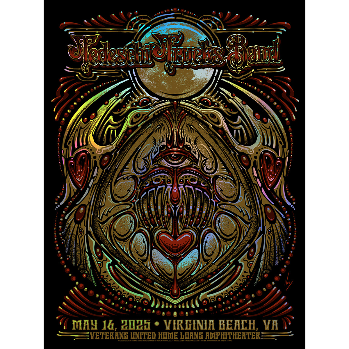 VA Beach Foil Poster