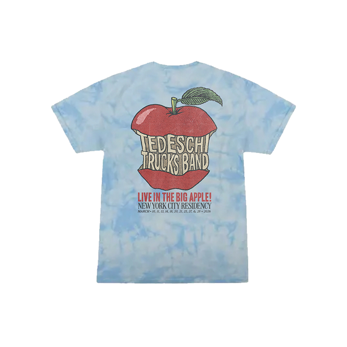 Live In The Big Apple Tie Dye T-Shirt