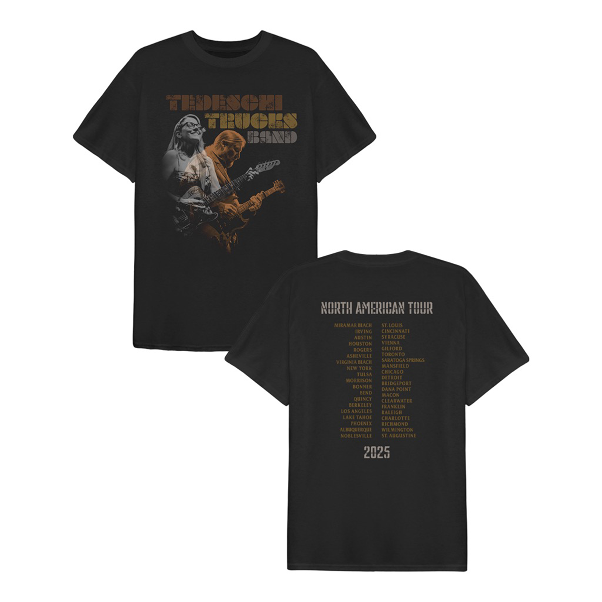 Black Photo Tour T-Shirt