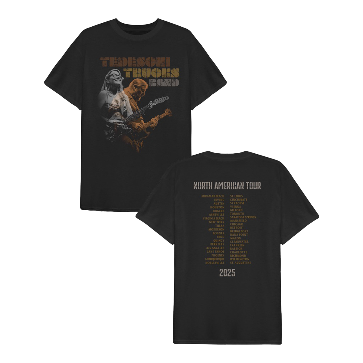 Black Photo Tour T-Shirt