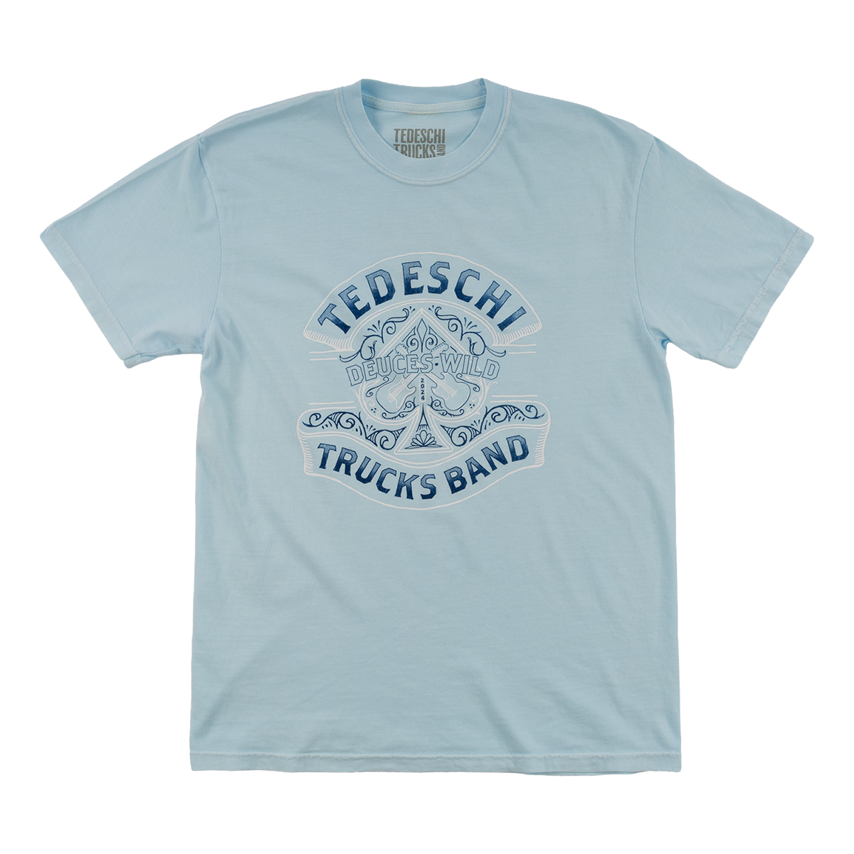 Deuces Wild Spade Tour T-Shirt - Chambray
