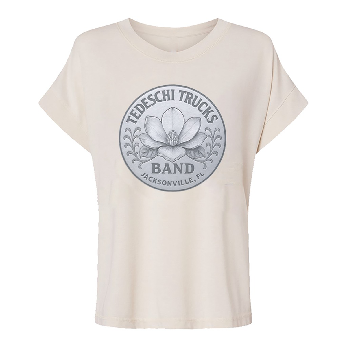 Women’s White Flower T-Shirt