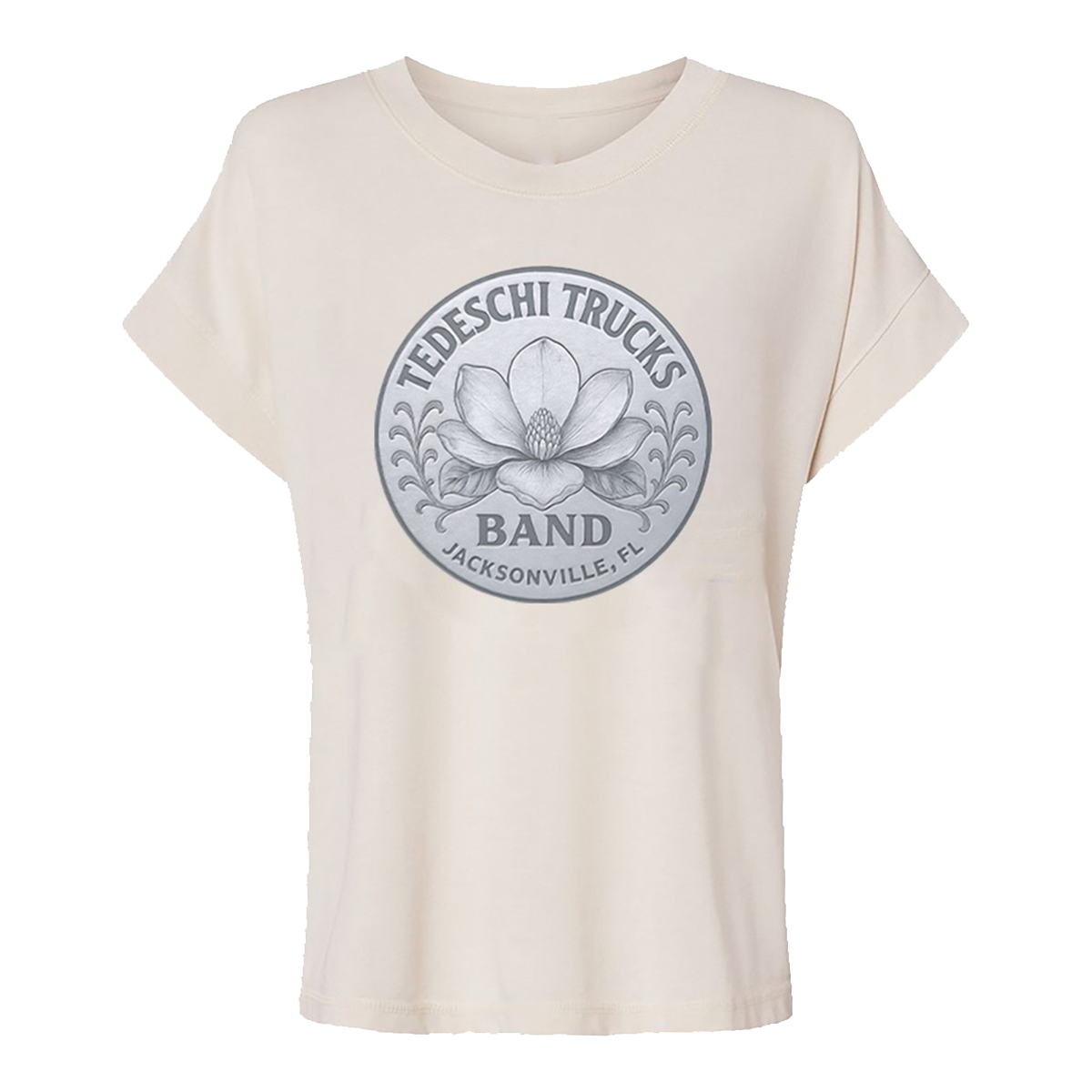 Women’s White Flower T-Shirt
