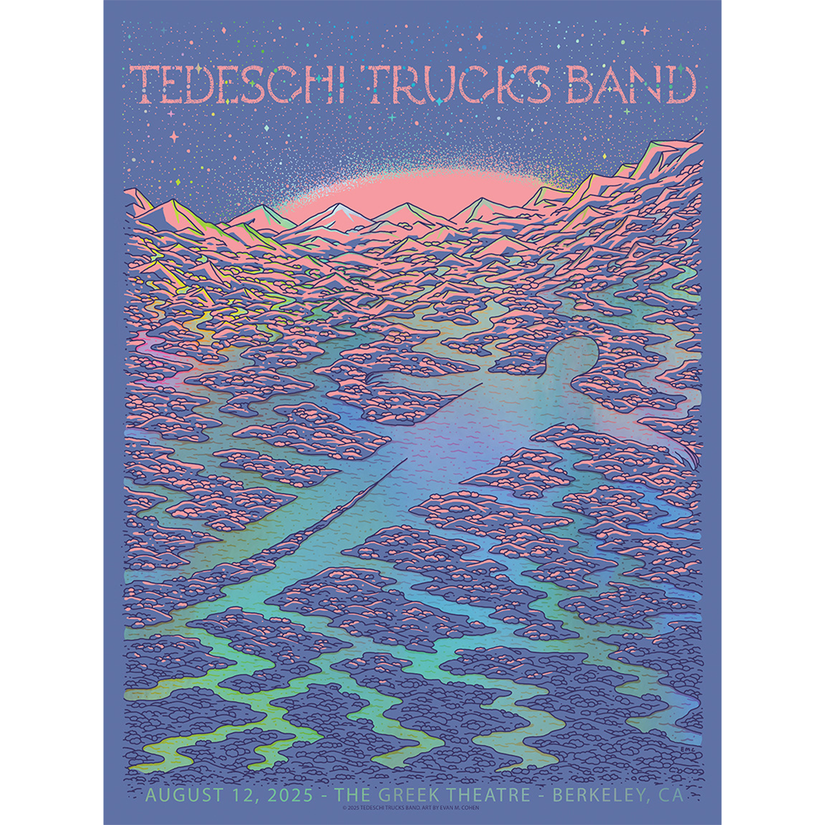 Greek Berkeley Foil Poster