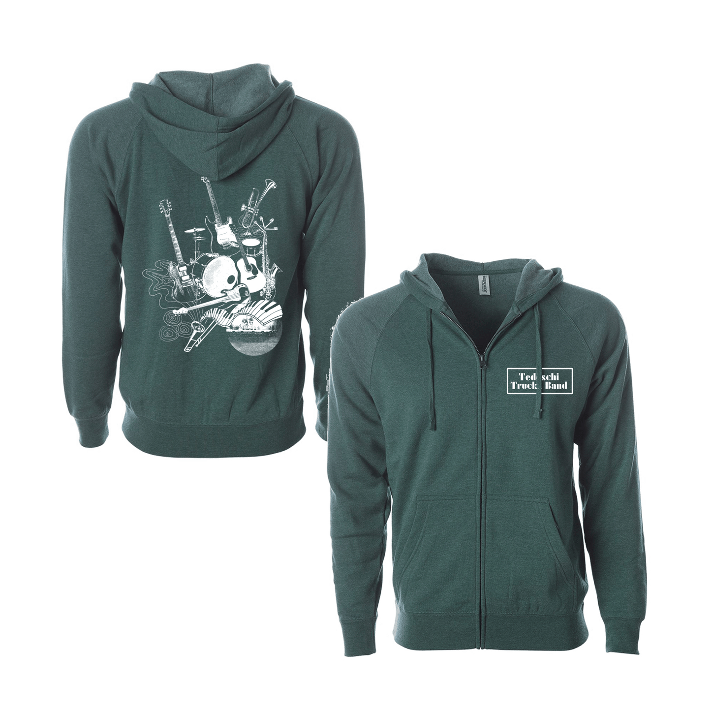 Ensemble Zip Hoodie - Moss