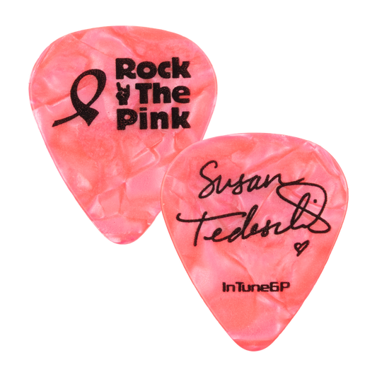 Rock The Pink Guitar Pick