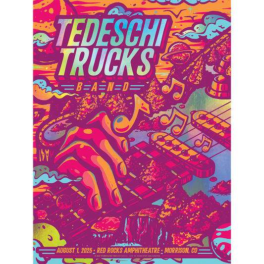 Red Rocks 8/1 Foil Poster