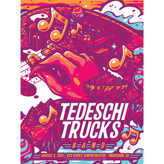 Red Rocks 8/2 Poster