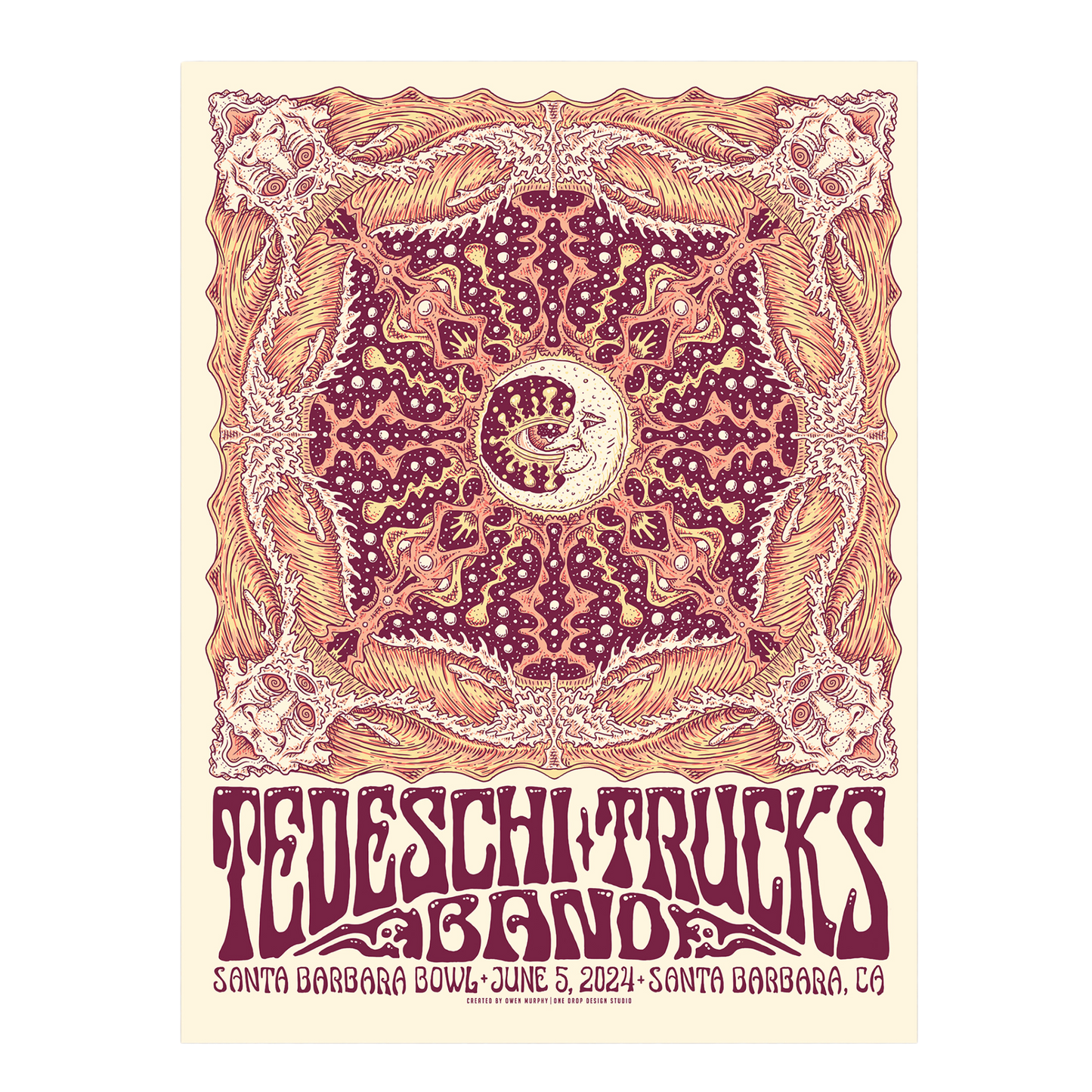 6/5/24 Santa Barbara, CA Show Poster