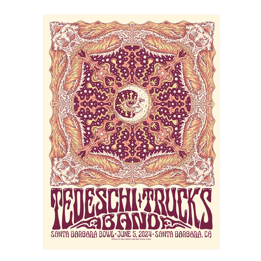 6/5/24 Santa Barbara, CA Show Poster