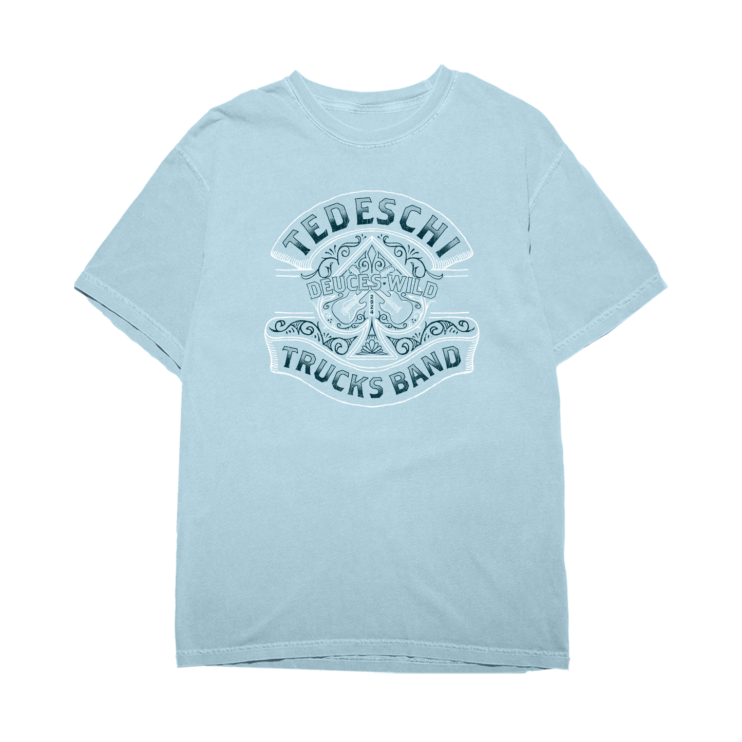 Deuces Wild Spade Tour T-Shirt - Chambray