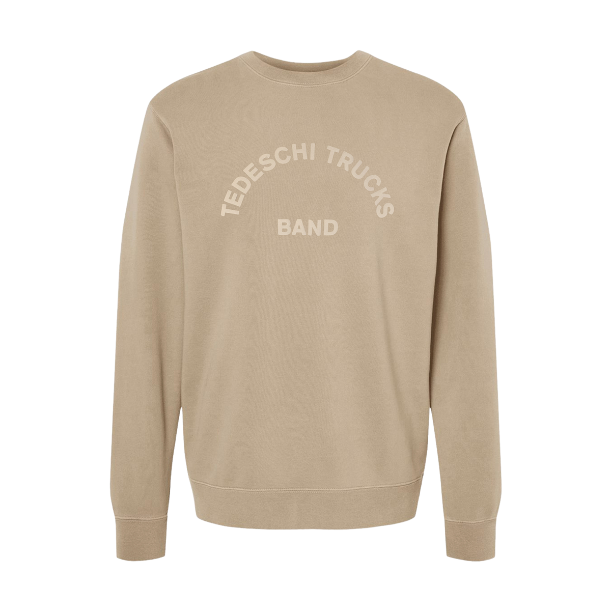Puff Print Crewneck - Sandstone