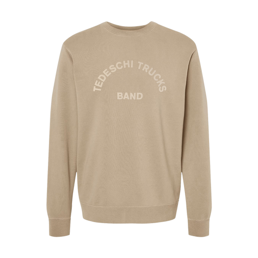 Puff Print Crewneck - Sandstone