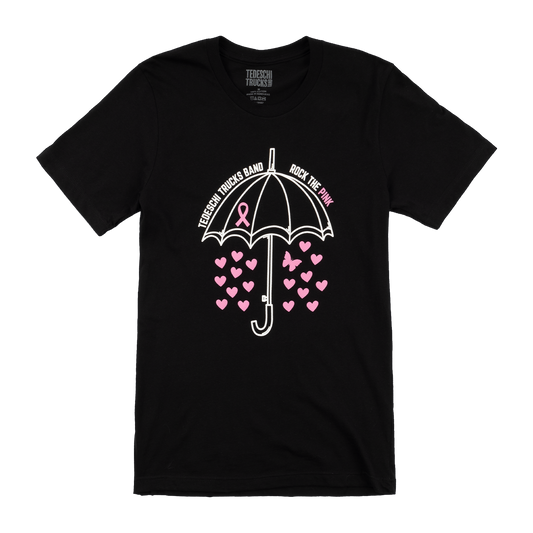 2025 Rock The Pink Black T-Shirt