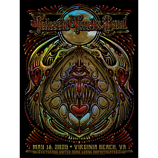 VA Beach Foil Poster