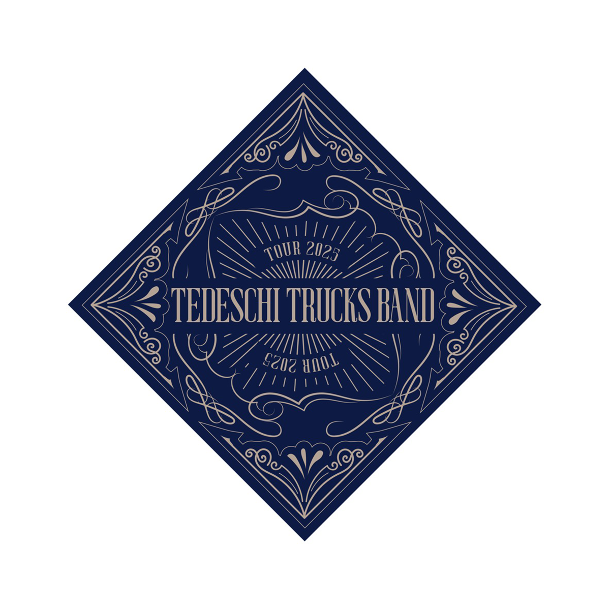 Tour 2025 Bandana - Navy