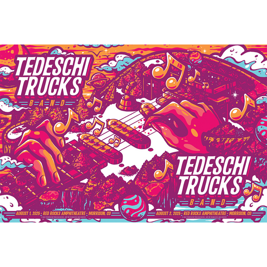 Red Rocks Dyptic Poster