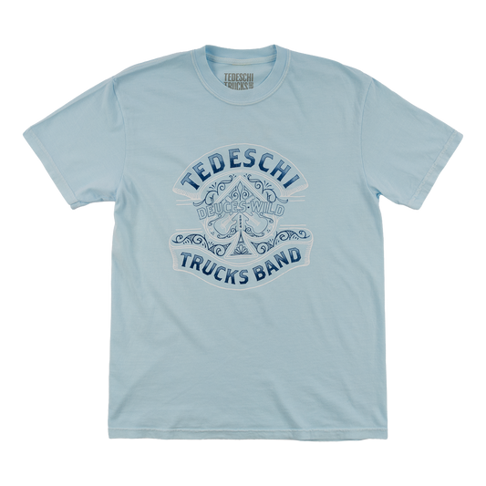 Deuces Wild Spade Tour T-Shirt - Chambray